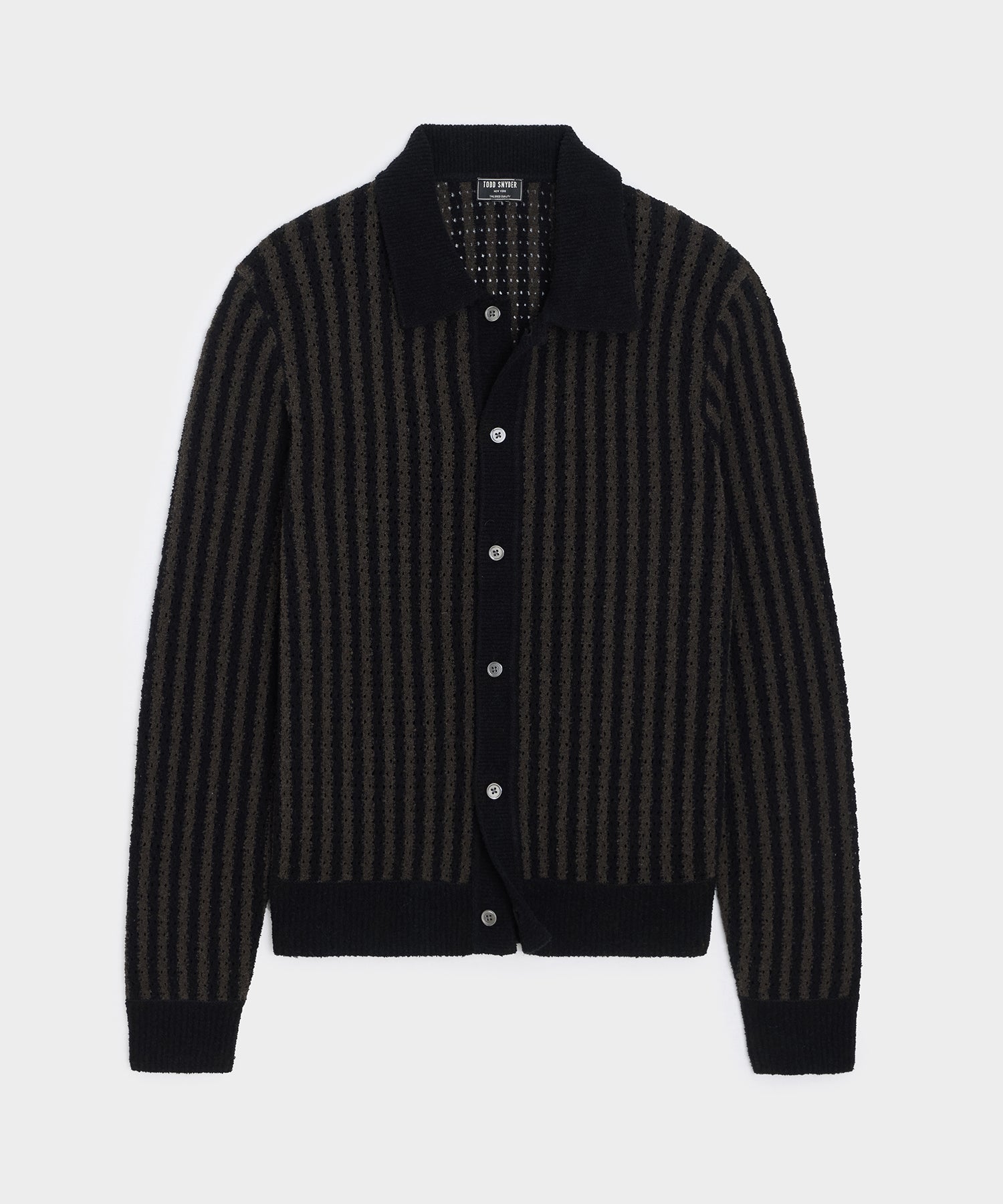 Soho Cardigan Sweatshirt in Black – Todd Snyder
