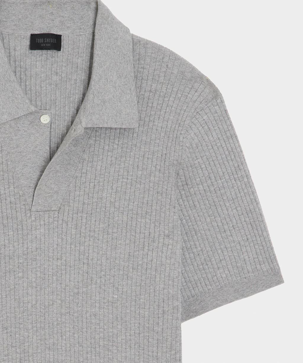 Cotton-Cashmere Sweater Polo