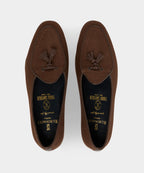 Rubinacci Marphy Woven Linen Tassel Loafer