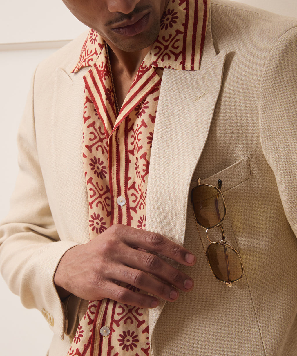 Italian Linen-Cotton Madison Suit