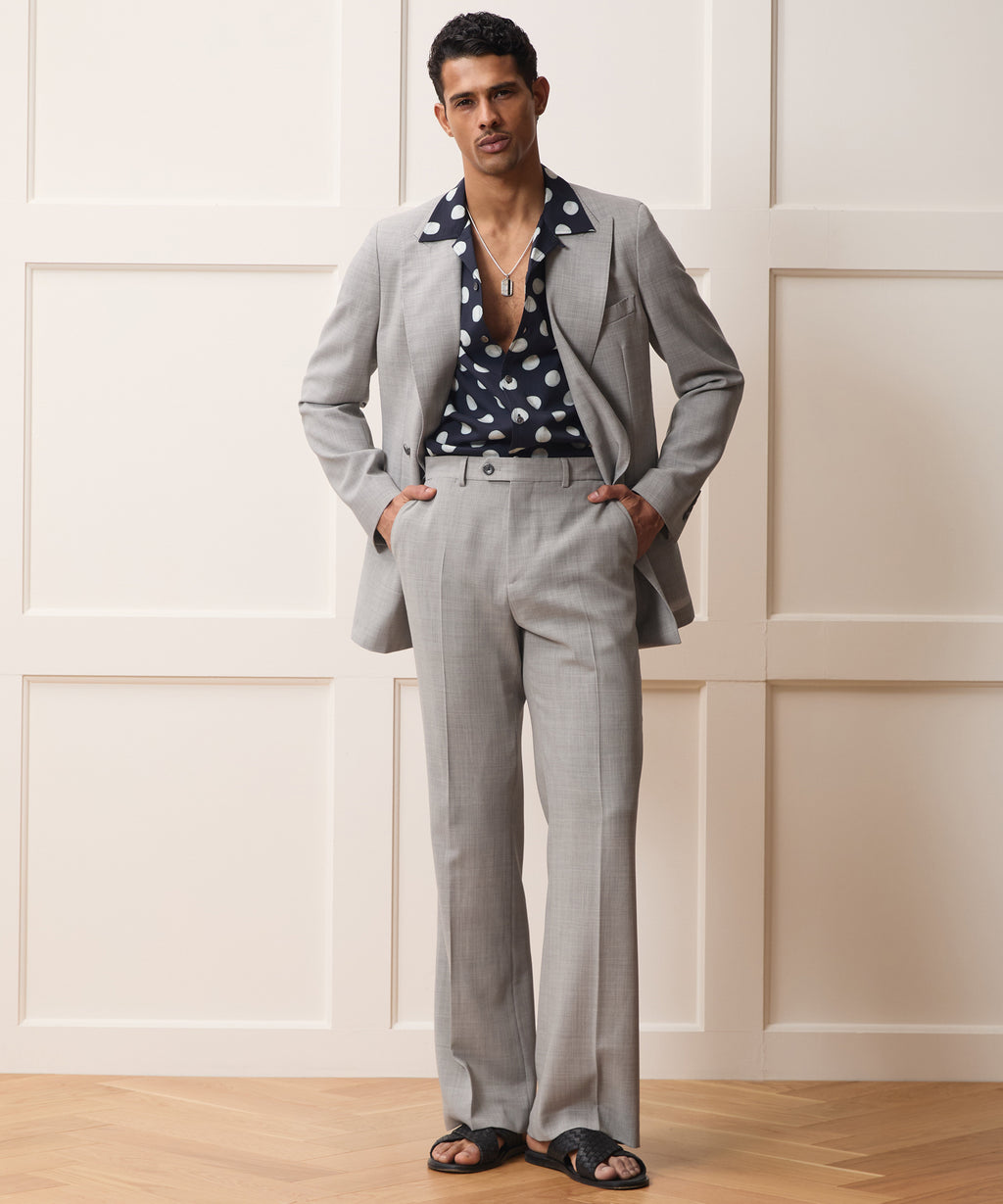 Italian Wool Double-Breasted Hollywood Jacket