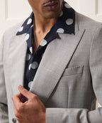 Italian Wool Double-Breasted Hollywood Jacket