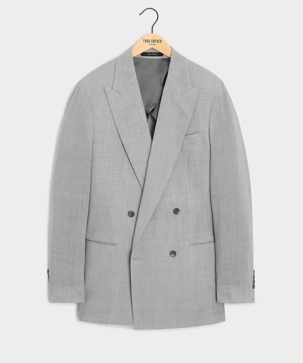 Italian Wool Double-Breasted Hollywood Jacket