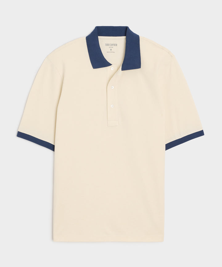 Cotton Pique Ringer Polo