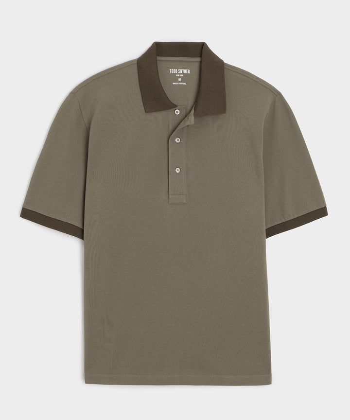 Cotton Pique Ringer Polo