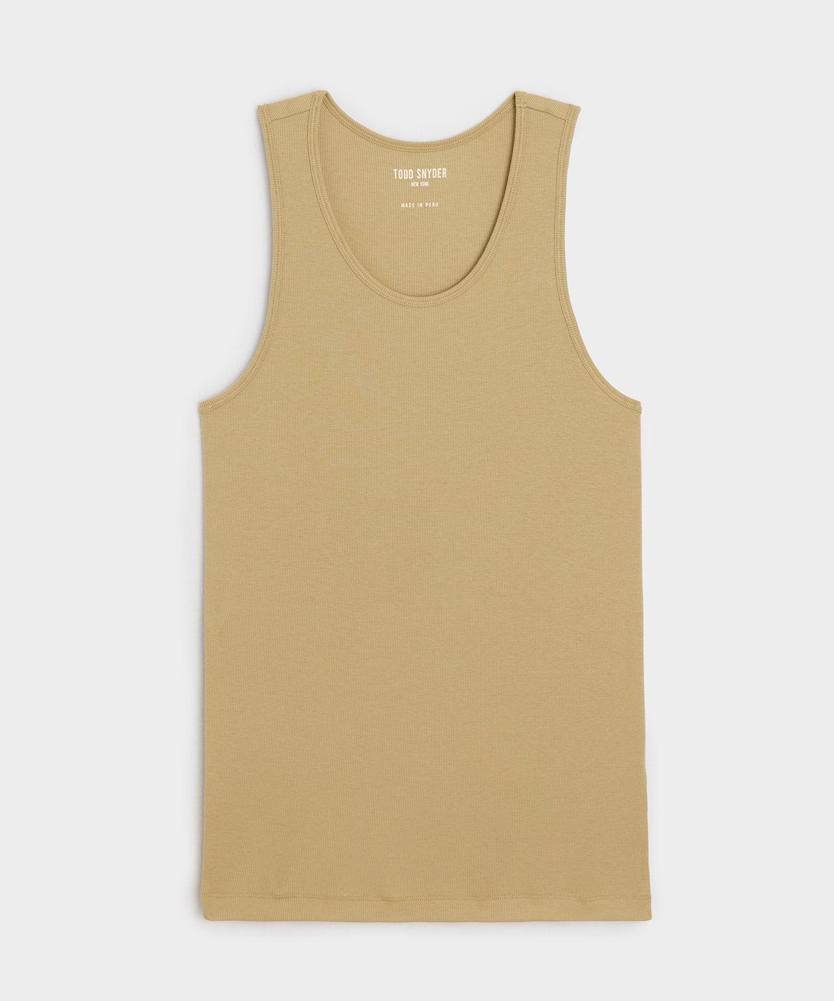 Slim Ribbed Tank