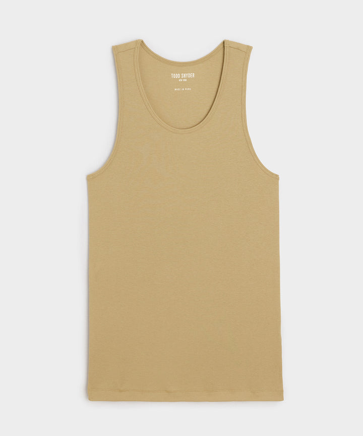 Slim Ribbed Tank
