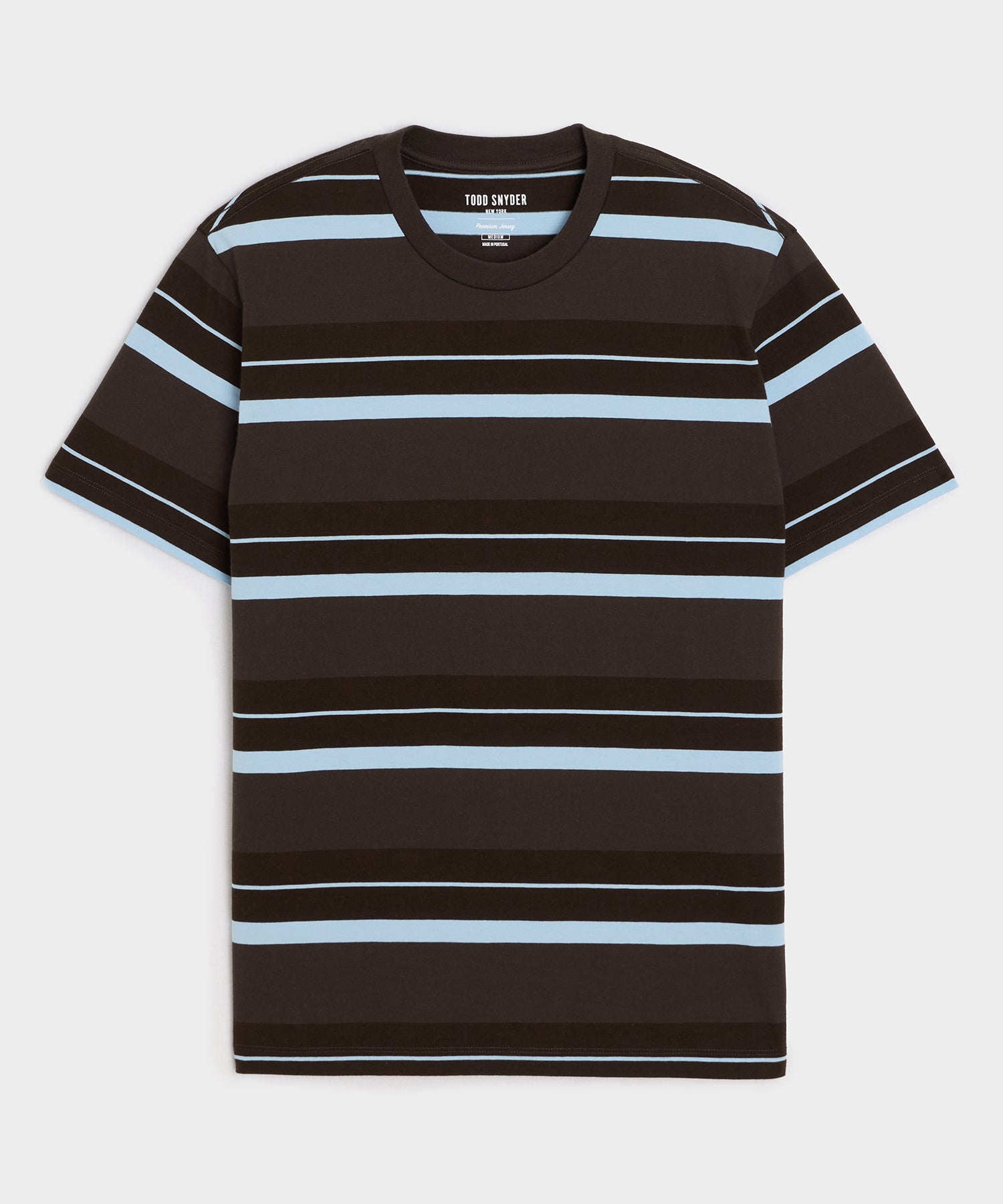Premium Jersey Tee in Espresso Bean Stripe – Todd Snyder