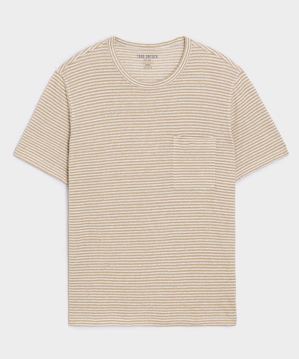 Linen Pocket Tee