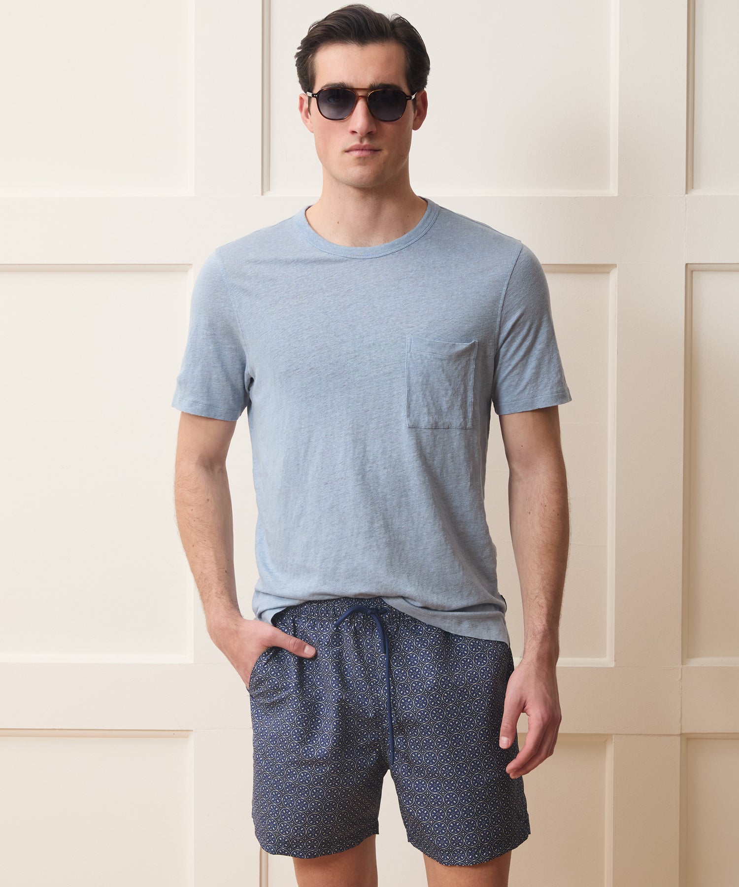 Linen Pocket Tee in Airway – Todd Snyder