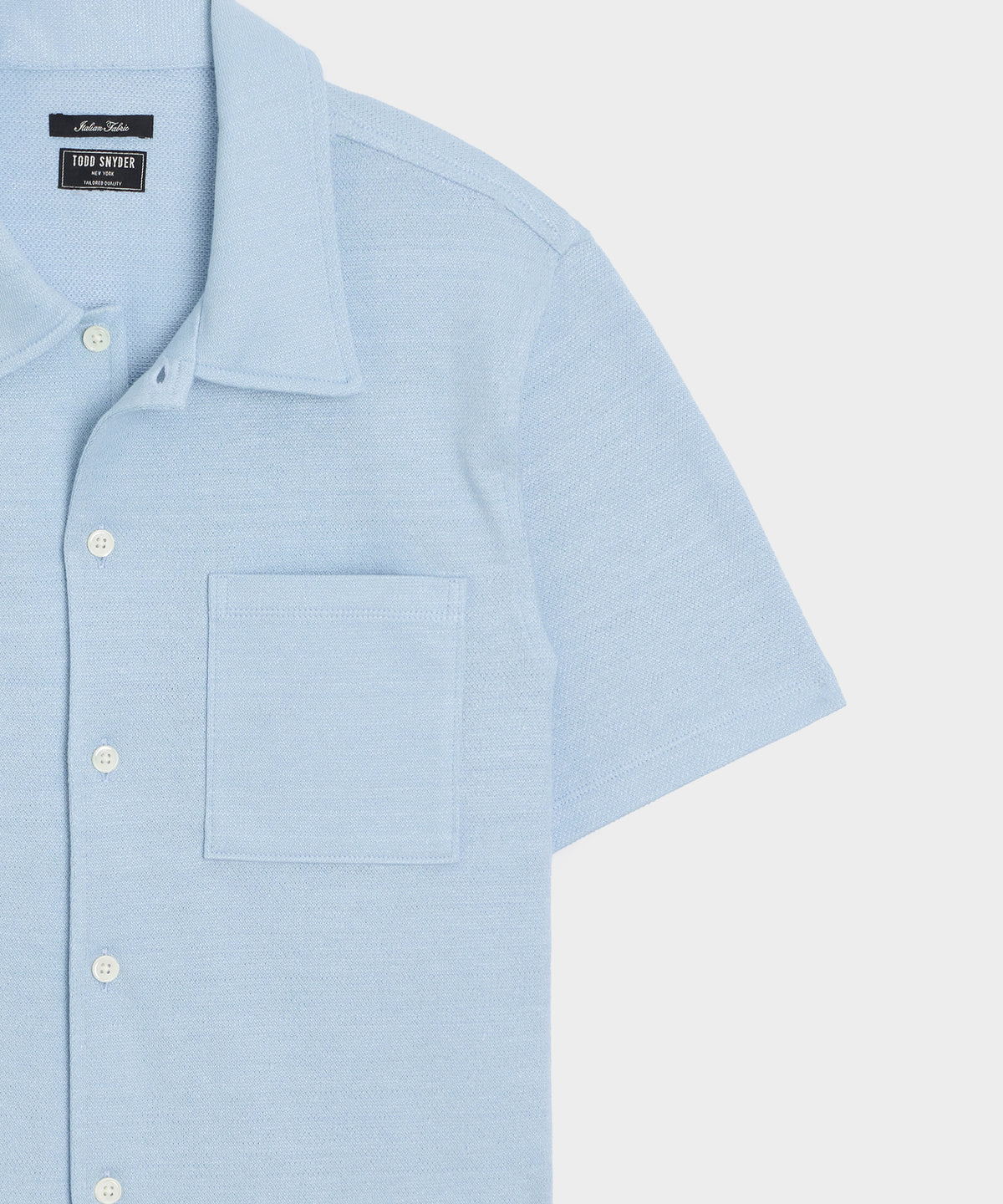 Italian Linen-Cotton Knit Shirt
