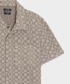 Italian Crosshatch Knit Shirt