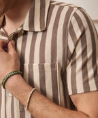 Linen-Cotton Knit Shirt