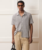Italian Bouclé Knit Cabana Shirt