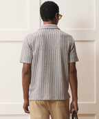 Italian Bouclé Knit Cabana Shirt