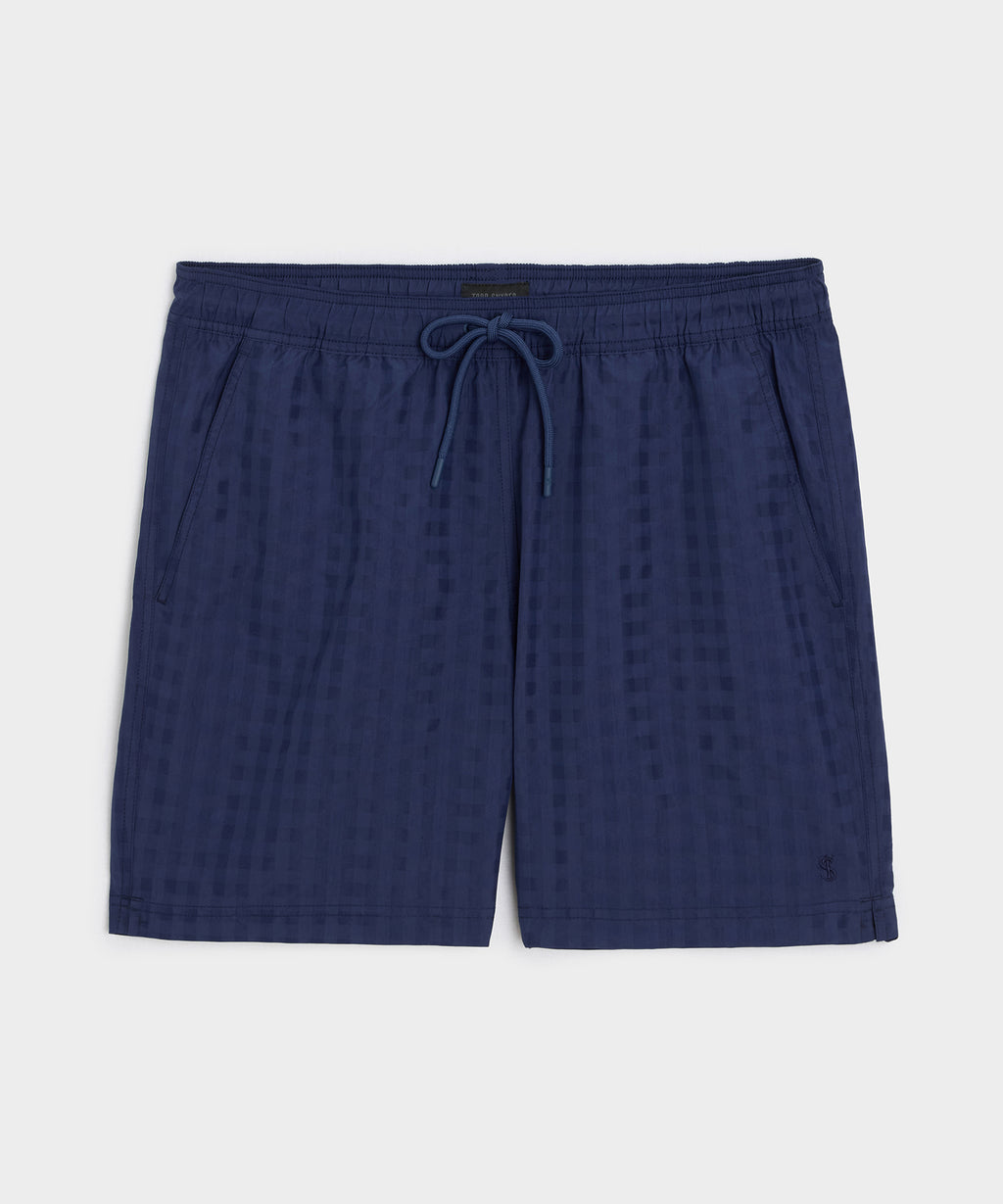 5" Seersucker Montauk Swim Trunk