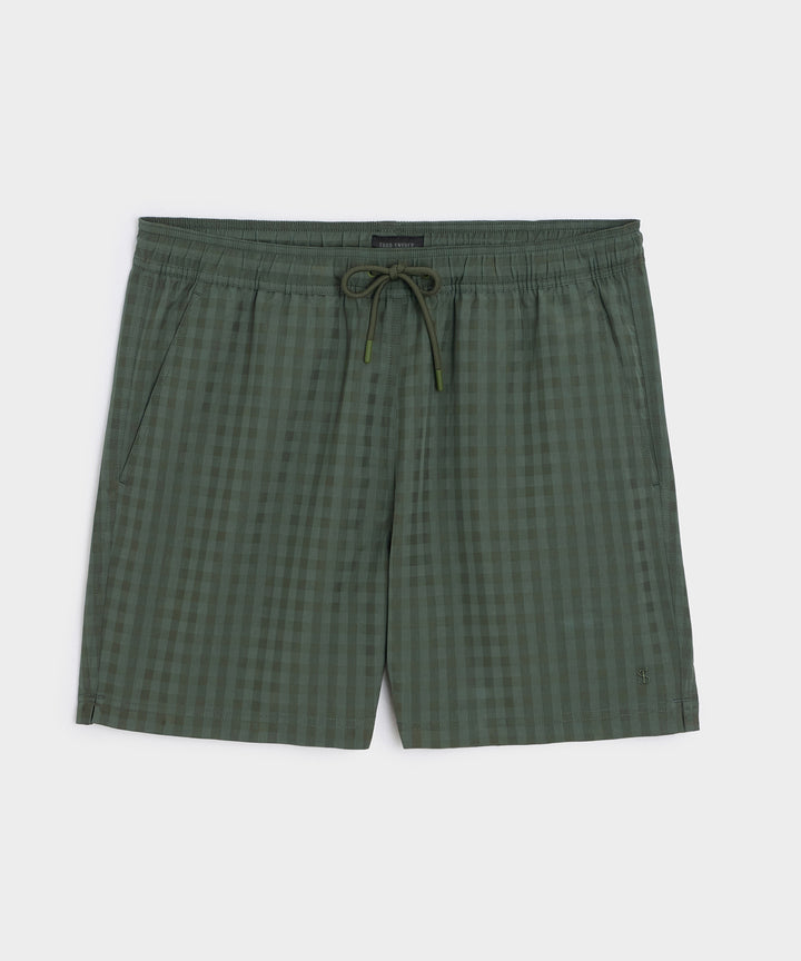 5" Seersucker Montauk Swim Trunk