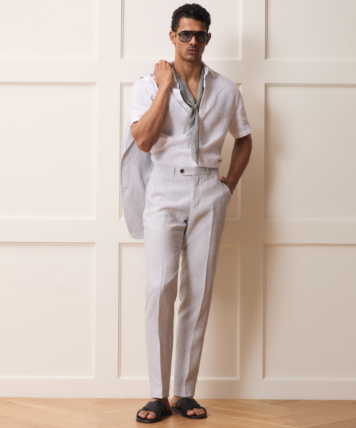 Italian Linen Sutton Trouser