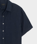 Irish Linen Point Collar Shirt