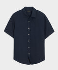 Irish Linen Point Collar Shirt