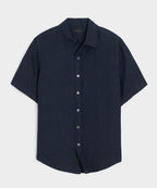 Irish Linen Point Collar Shirt