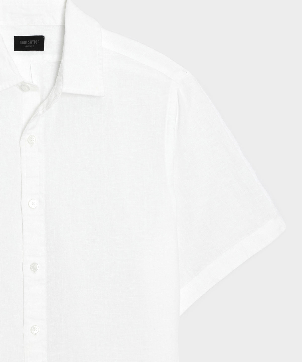 Irish Linen Point Collar Shirt