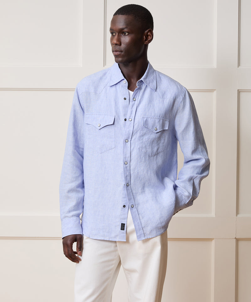 Linen Western Shirt