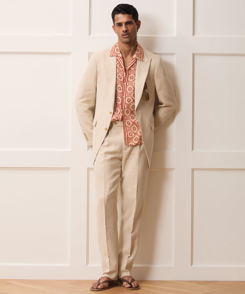 Embroidered Voile Capri Shirt