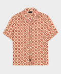 Embroidered Voile Capri Shirt