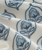 Embroidered Voile Capri Shirt