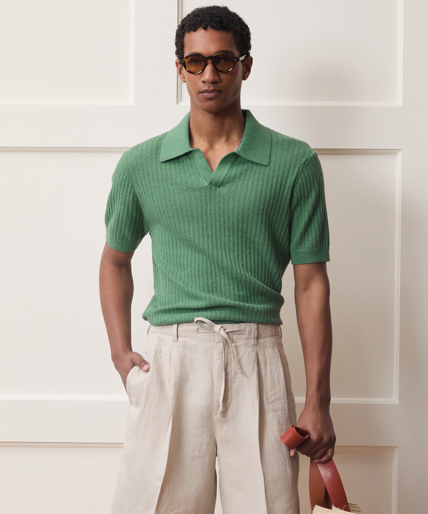 Tide Montauk Sweater Polo in Mariner Slate – Todd Snyder