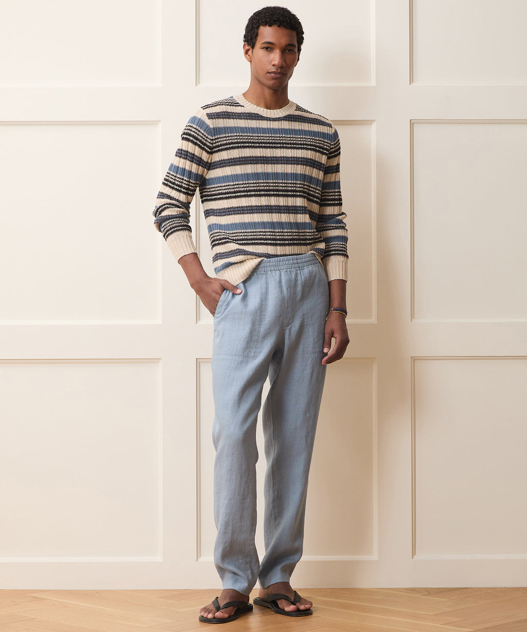 Linen Crewneck Sweater