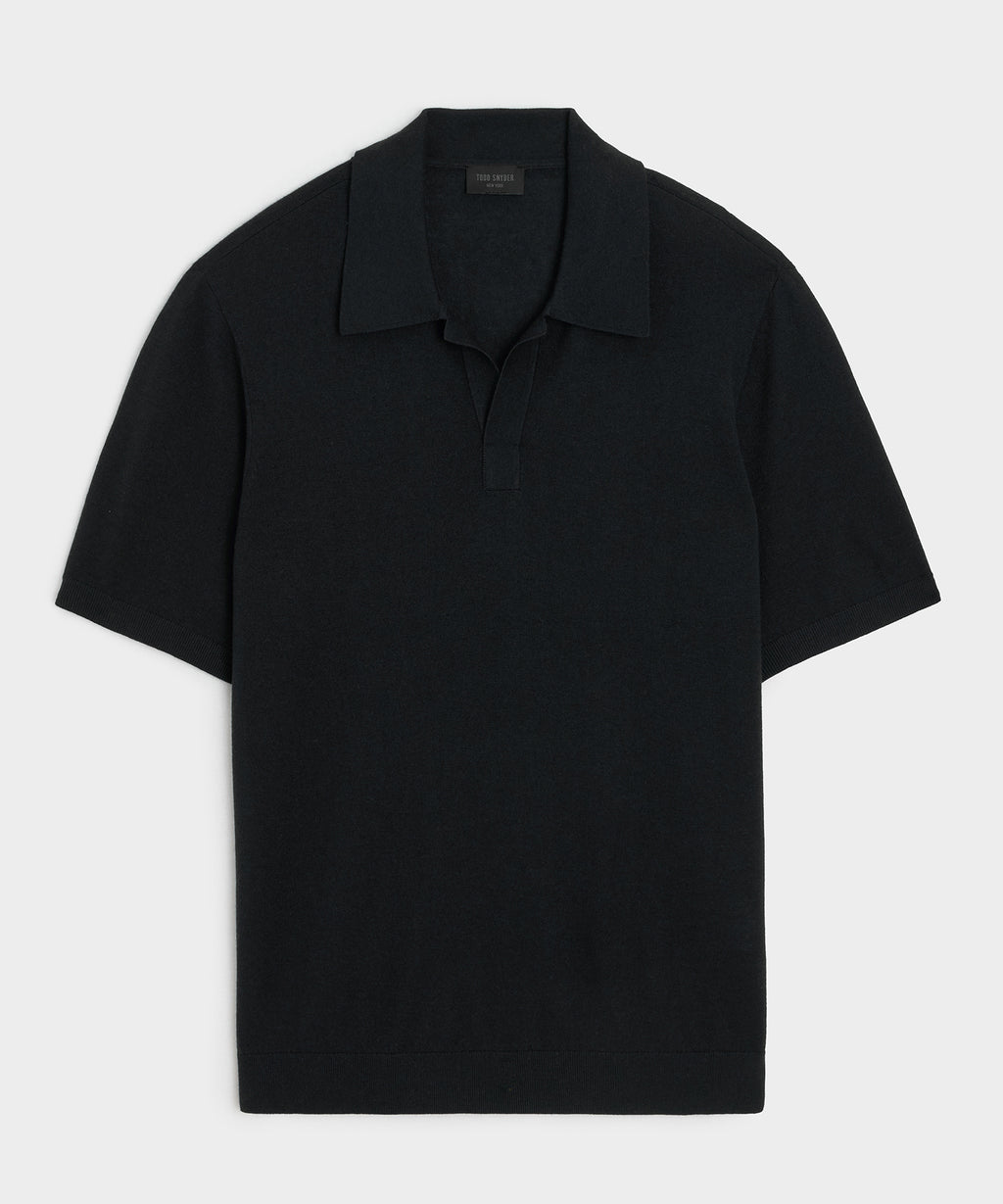 Silk-Cashmere Montauk Sweater Polo