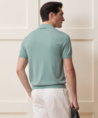 Silk-Cashmere Montauk Sweater Polo