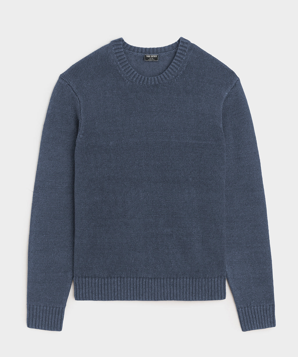 Linen Crewneck Sweater