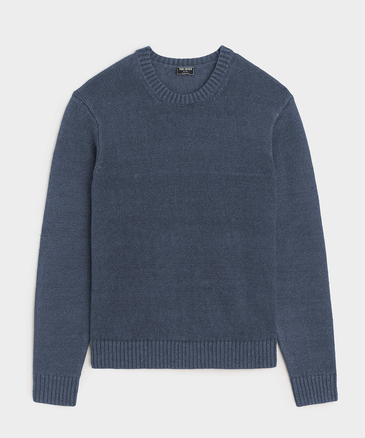 Linen Crewneck Sweater