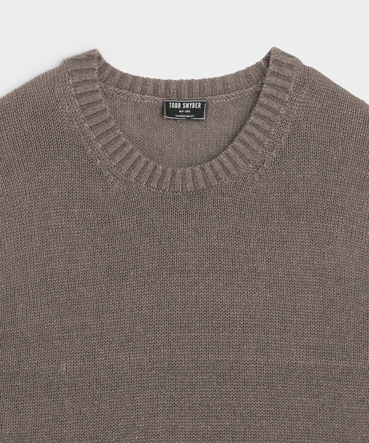 Linen Crewneck Sweater