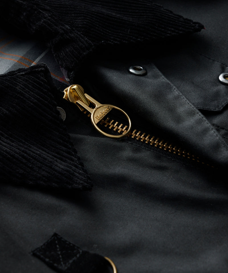 Barbour Spey Wax Jacket in Black