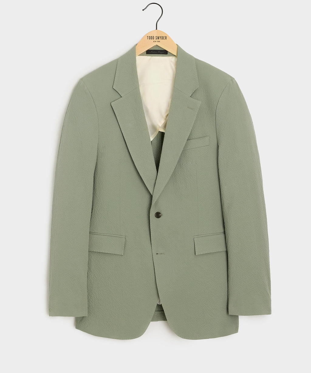 Italian Seersucker Sutton Jacket