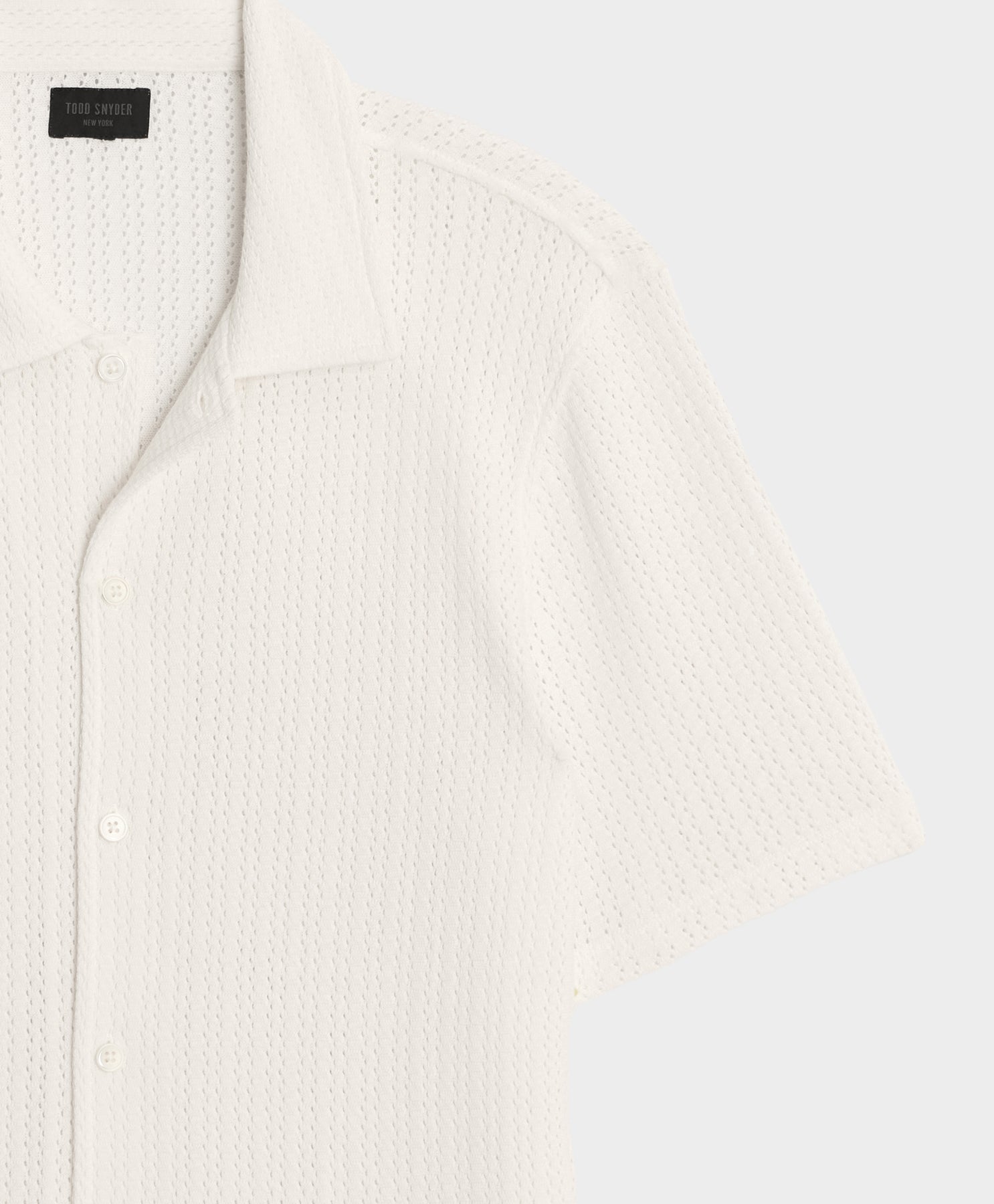 Portuguese Knit Shirt in Ivory Pattern – Todd Snyder