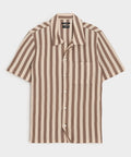 Linen-Cotton Knit Shirt