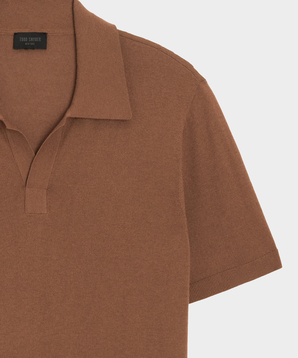Silk-Cashmere Montauk Sweater Polo