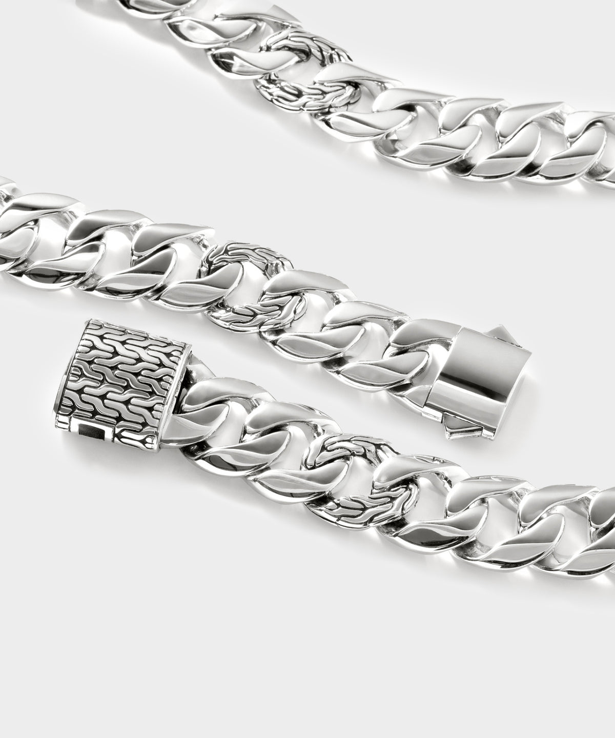 John Hardy Sterling Silver Curb Chain Necklace