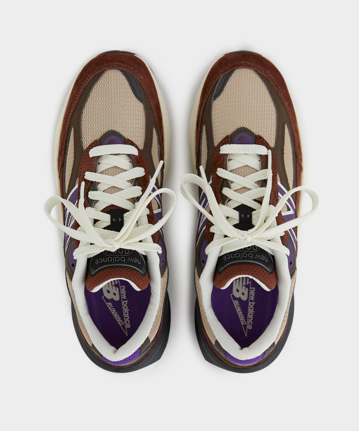 New Balance Made in USA 990v6 in Rich Oak + Cosmic Grape