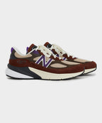 New Balance Made in USA 990v6 in Rich Oak + Cosmic Grape