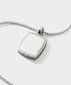 John Hardy Sterling Silver Tag Pendant Necklace, 1.7MM