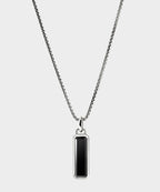 John Hardy Sterling Silver Onyx Talisman Necklace