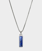 View of the John Hardy Sterling Silver Lapis Lazuli Necklace.