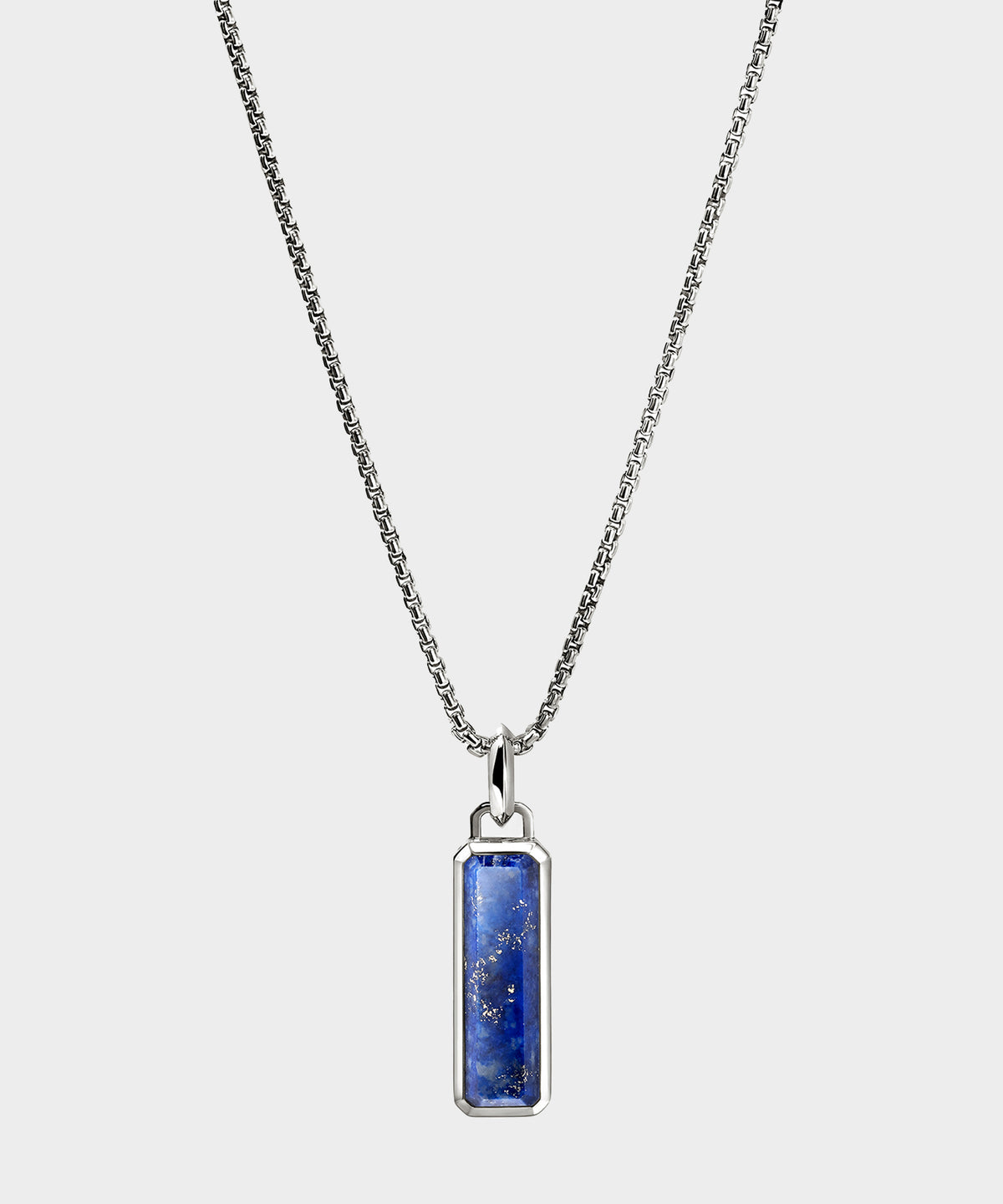 View of the John Hardy Sterling Silver Lapis Lazuli Necklace.
