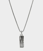 John Hardy Sterling Silver Tiger Eye Talisman Necklace